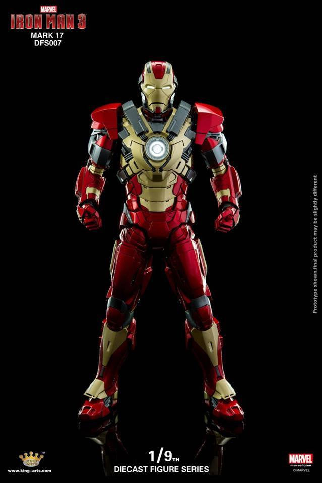 King Arts - DFS007 - Iron Man 3 - Iron Man Mark XVII (Heartbreaker) - Marvelous Toys