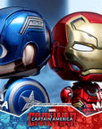 Hot Toys - COSB260 - Captain America: Civil War - Captain America & Mark XLVI (Metallic Color Version) Cosbaby Set - Marvelous Toys