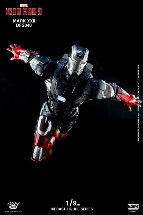 King Arts - DFS040 - Iron Man 3 - Iron Man Mark XXII (Hot Rod) - Marvelous Toys