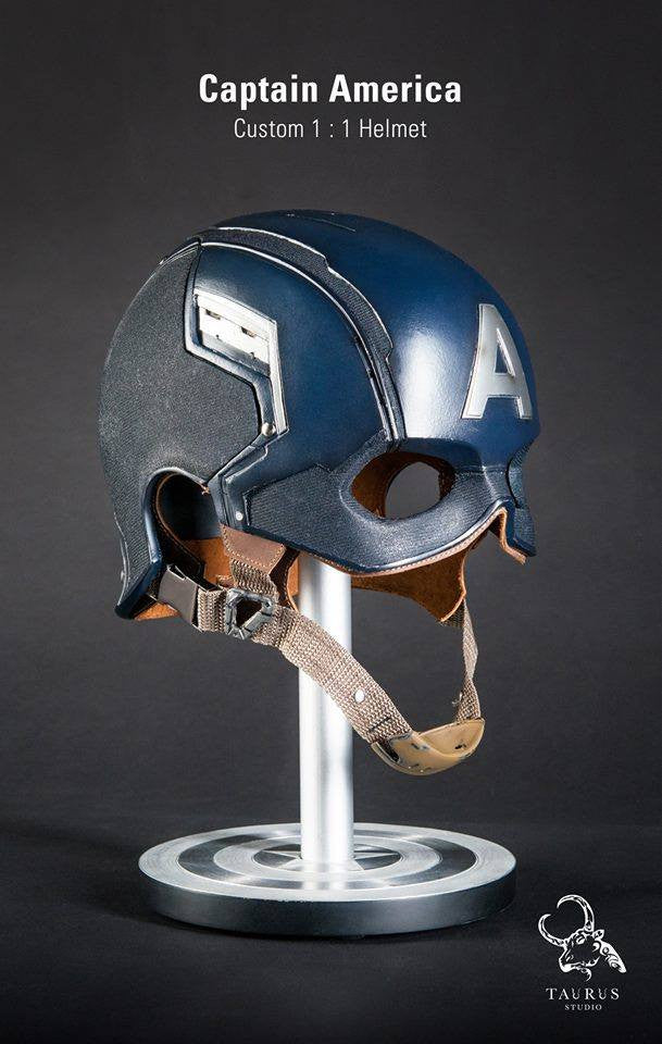 Toys Planet - Custom Captain America 1:1 Helmet - Marvelous Toys - 2
