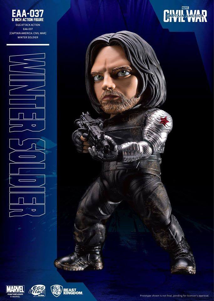 Egg Attack Action - EAA-037 - Captain America: Civil War - Winter Soldier - Marvelous Toys