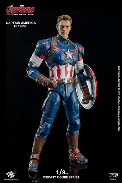 King Arts - DFS026 - Avengers: Age of Ultron - 1/9th Scale Captain America - Marvelous Toys