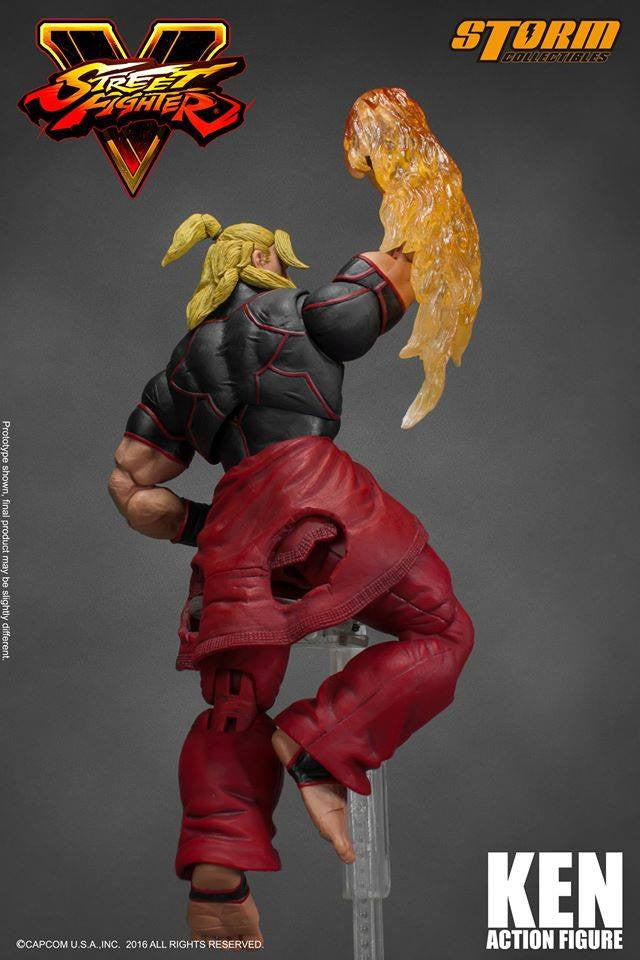 Storm Collectibles - 1:12 Scale Action Figure - Street Fighter V - Ken - Marvelous Toys - 13