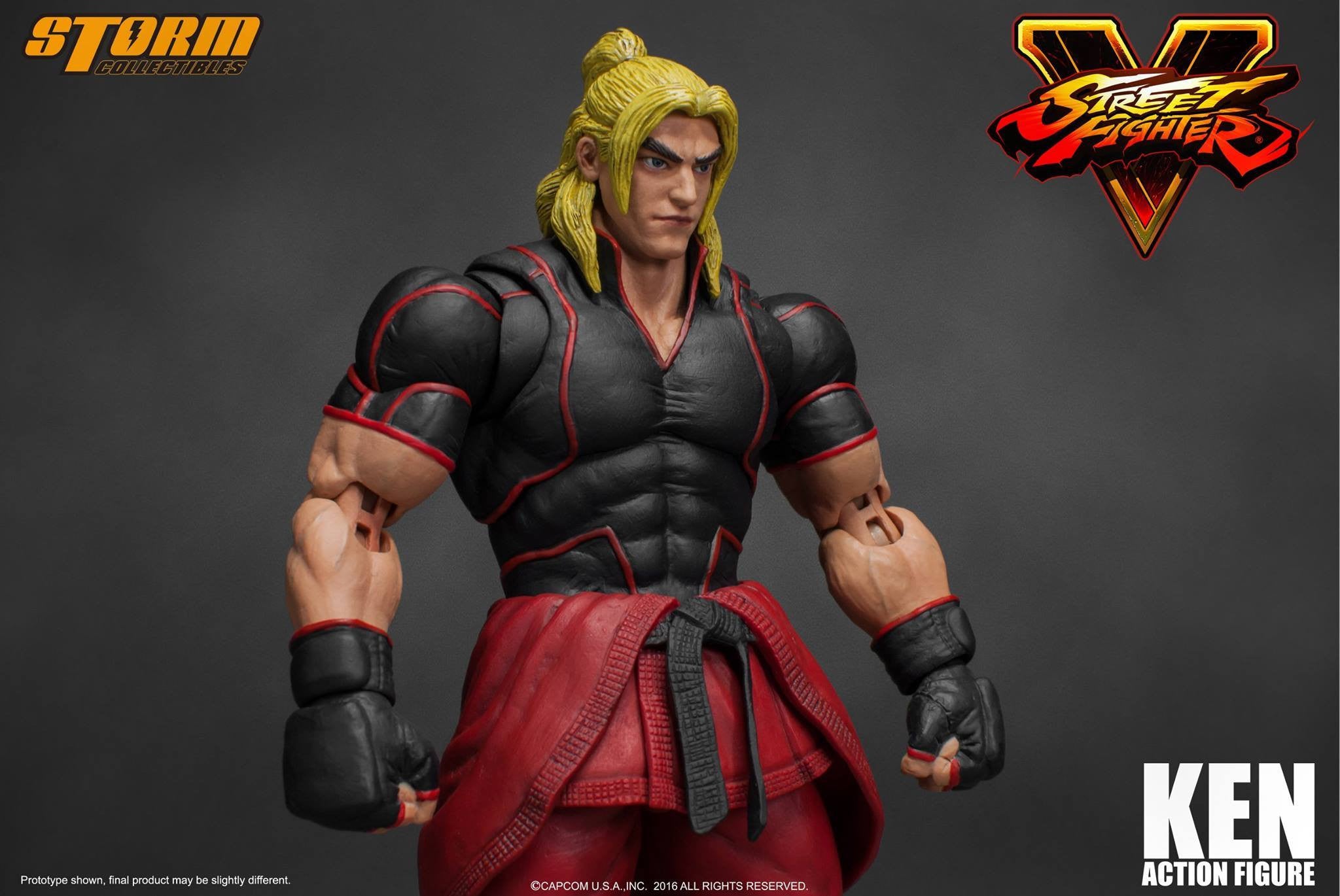 Storm Collectibles - 1:12 Scale Action Figure - Street Fighter V - Ken - Marvelous Toys - 14