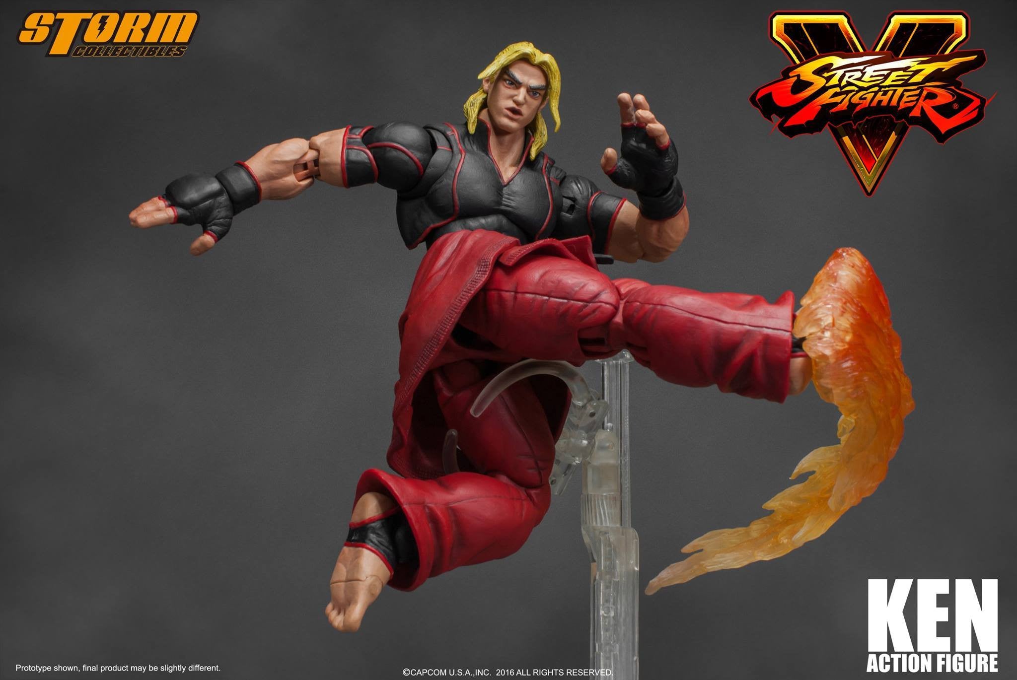 Storm Collectibles - 1:12 Scale Action Figure - Street Fighter V - Ken - Marvelous Toys - 2