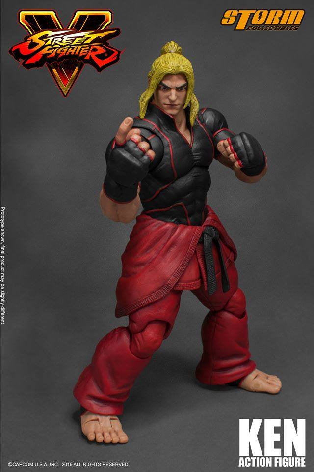 Storm Collectibles - 1:12 Scale Action Figure - Street Fighter V - Ken - Marvelous Toys - 16
