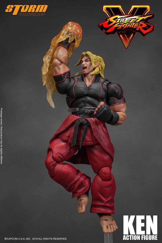 Storm Collectibles - 1:12 Scale Action Figure - Street Fighter V - Ken - Marvelous Toys - 1