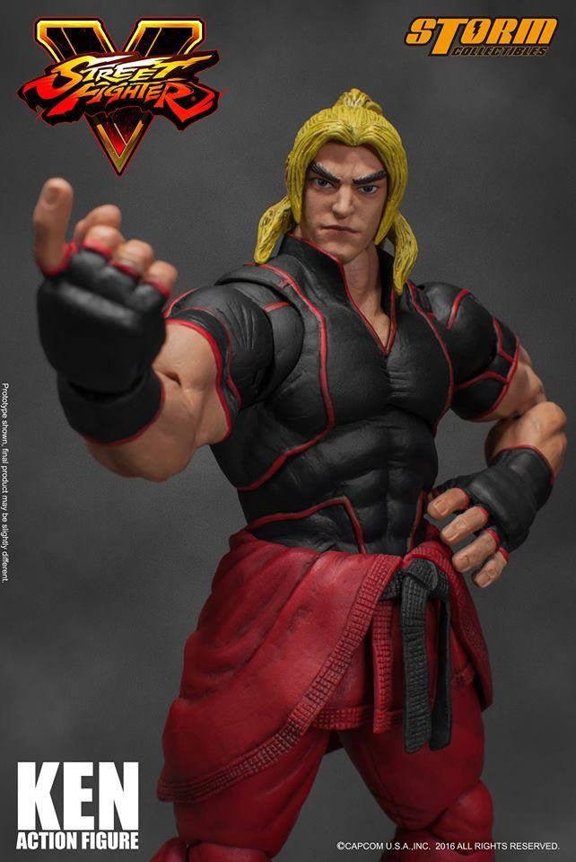 Storm Collectibles - 1:12 Scale Action Figure - Street Fighter V - Ken - Marvelous Toys
