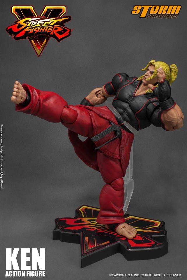 Storm Collectibles - 1:12 Scale Action Figure - Street Fighter V - Ken - Marvelous Toys - 6
