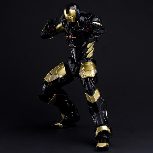(IN STOCK) Sentinel - Re:Edit - Iron Man #06 Marvel Now! Ver. Black X Gold (Japan Version) - Marvelous Toys - 6