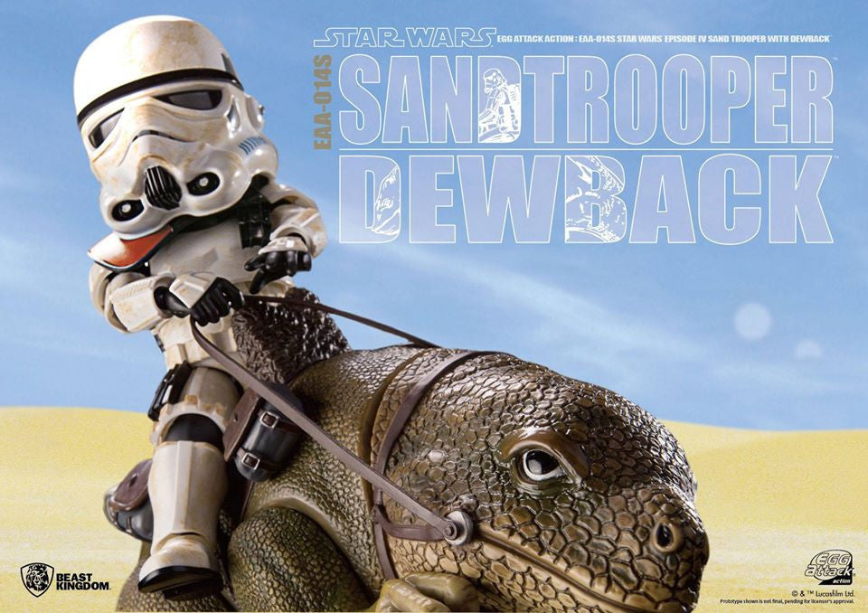 Egg Attack Action - EAA-014S - Star Wars: A New Hope - Dewback & Imperial Sandtrooper - Marvelous Toys