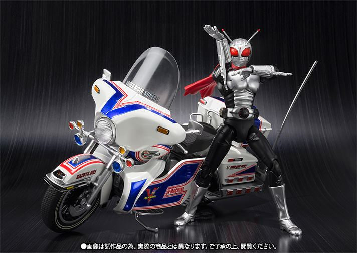 S.H.Figuarts - Masked Rider - Masked Rider Super 1 &amp; V-Machine Set (TamashiiWeb Exclusive) - Marvelous Toys
