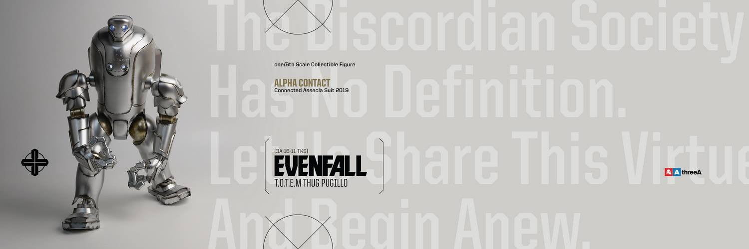 ThreeA - Evenfall - 1/6 T.O.T.E.M Thug Pugillo - Alpha Contact (Silver) - Marvelous Toys