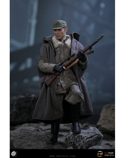 Pop Toys - Stalingrad Defense War - German Colonel Sniper (1/12 Scale)