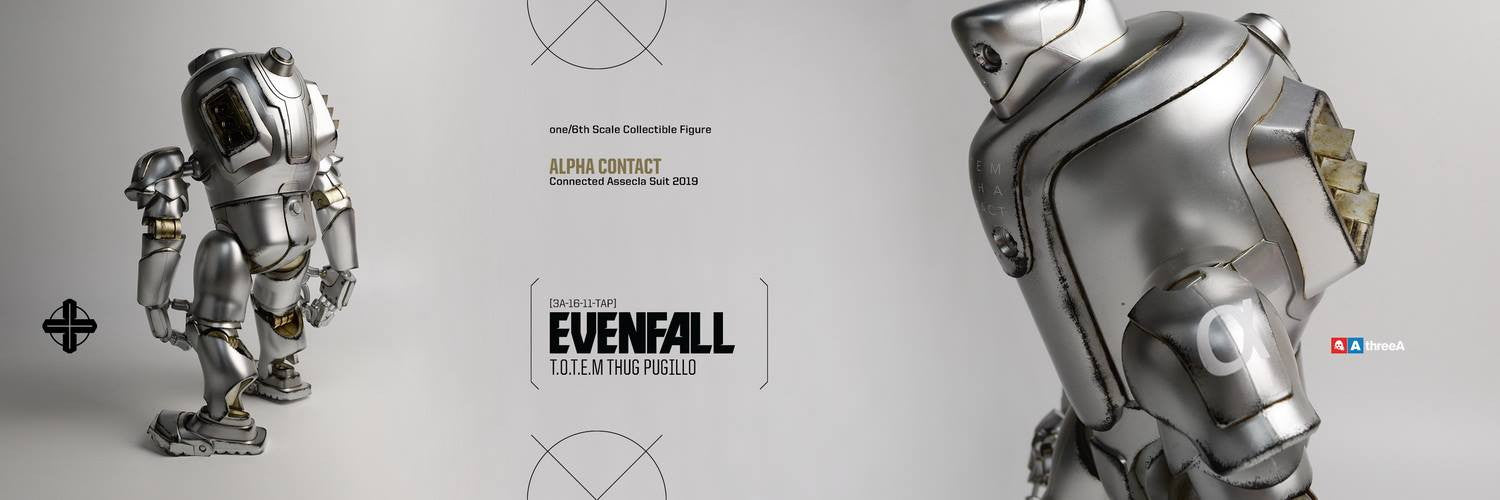 ThreeA - Evenfall - 1/6 T.O.T.E.M Thug Pugillo - Alpha Contact (Silver) - Marvelous Toys