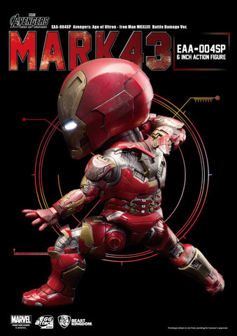 Egg Attack Action - EAA-004SP - Avengers: Age of Ultron - Iron Man Mark 43 (XLIII) (Battle Damage Edition) - Marvelous Toys - 2