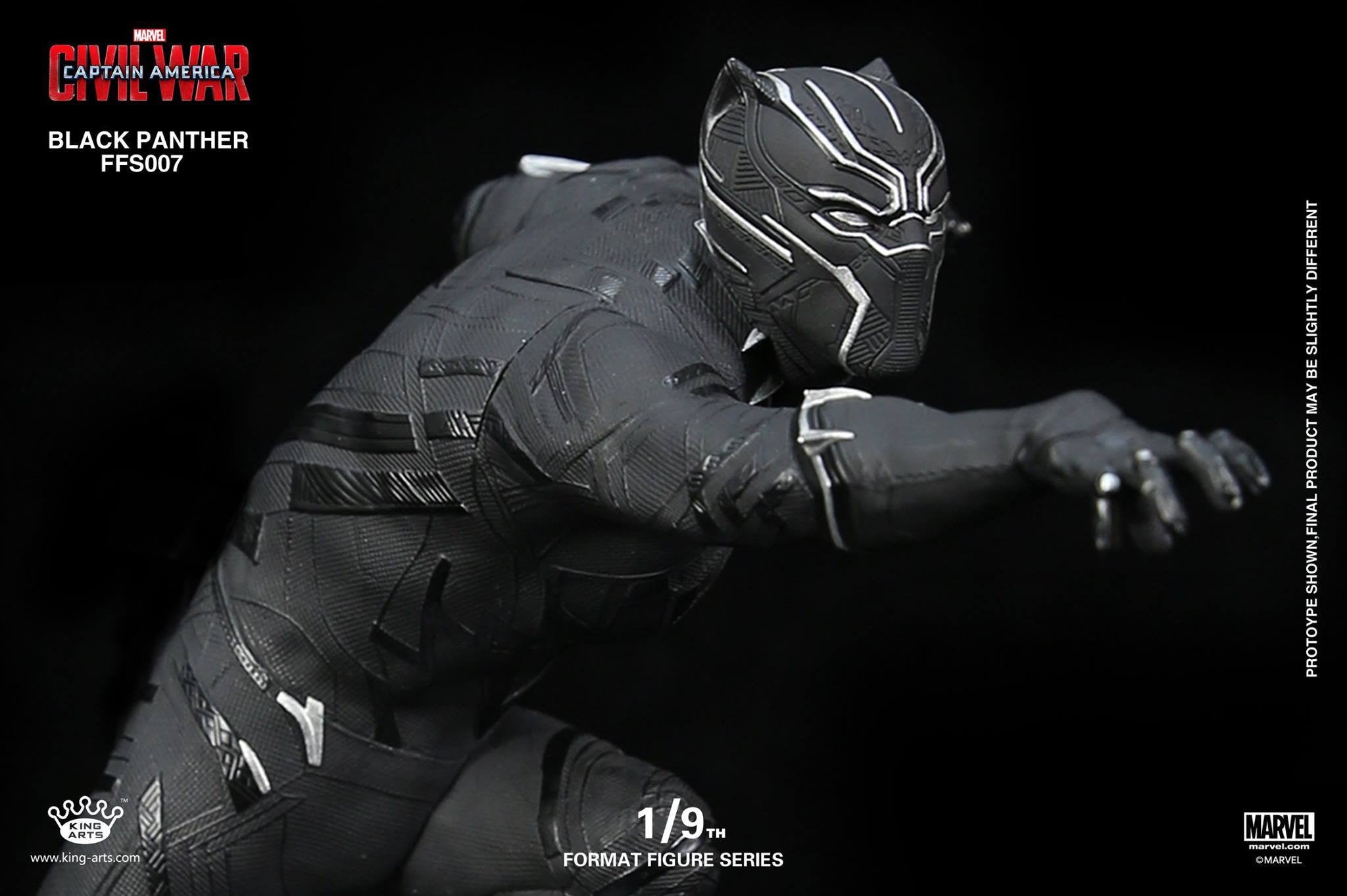 King Arts - FFS007 - Captain America: Civil War - Black Panther (1/9th Scale) - Marvelous Toys - 3