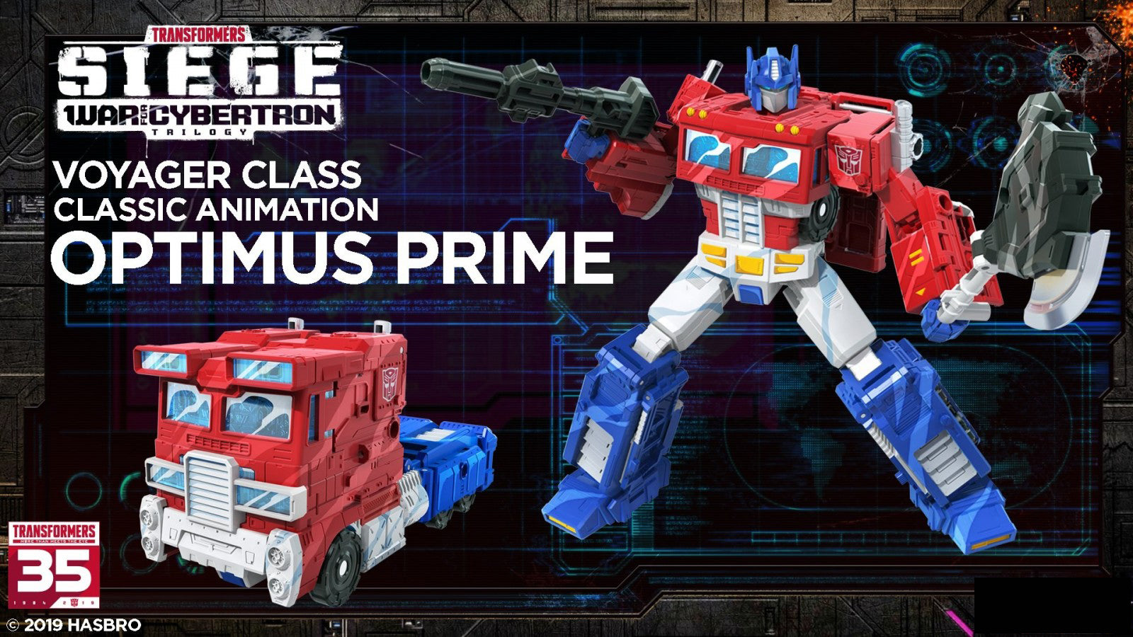 Hasbro - Transfomers Generations - War For Cybertron: Siege - Voyager - Optimus Prime (Classic Animation) - Marvelous Toys