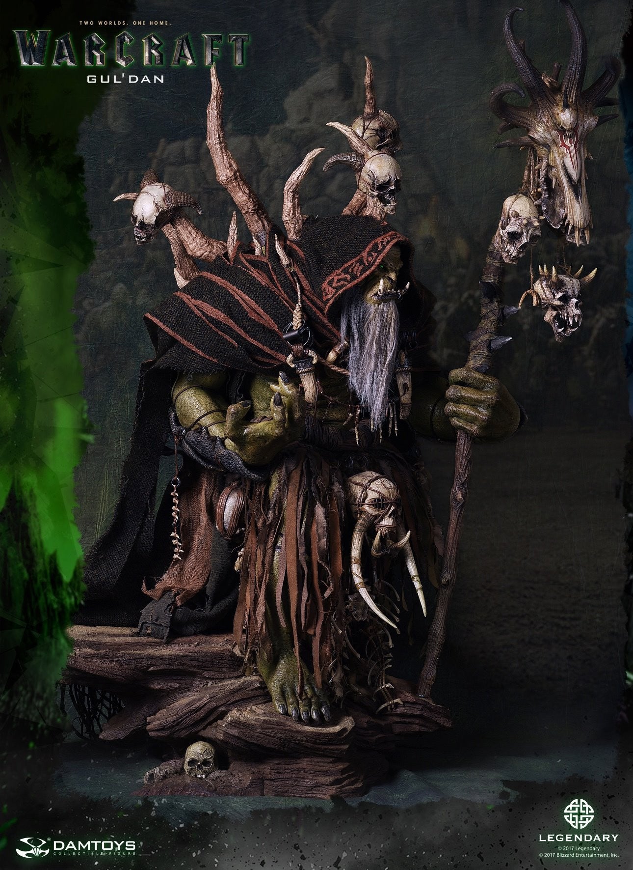 Dam Toys - DMLW01 - Epic Series - Warcraft - Gul&#39;dan Premium Statue - Marvelous Toys