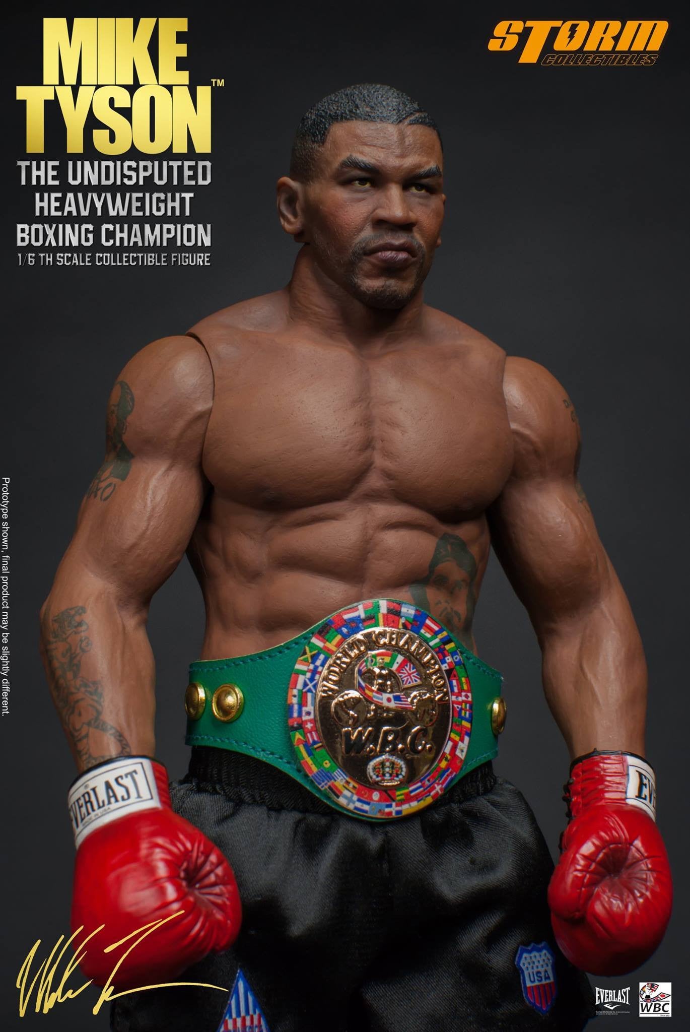 Storm Collectibles - 1:6 Scale Collectible Figure - Mike Tyson "The Undisputed Heavyweight Boxing Champion" - Marvelous Toys - 6
