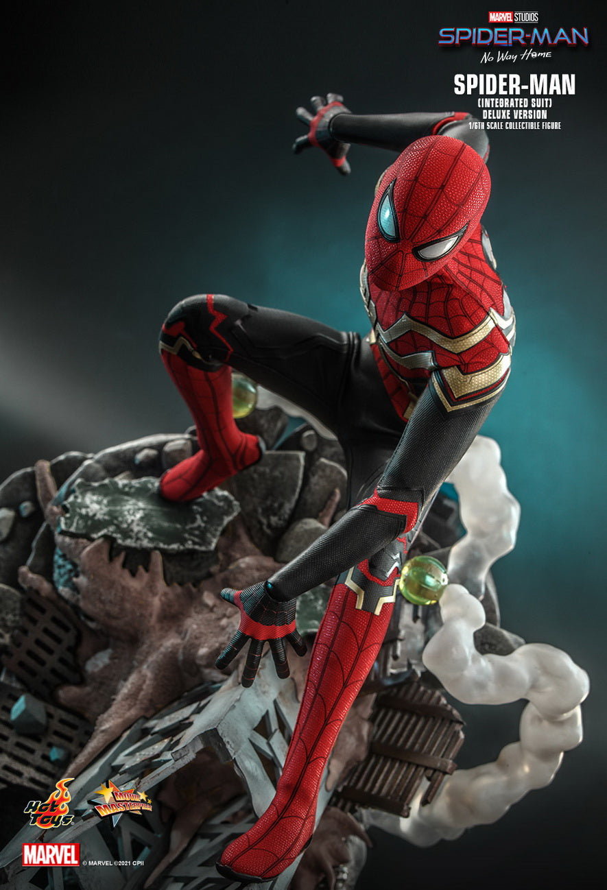 Hot Toys - MMS624 - Spider-Man: No Way Home - Spider-Man (Integrated Suit) (Deluxe Ver.) - Marvelous Toys