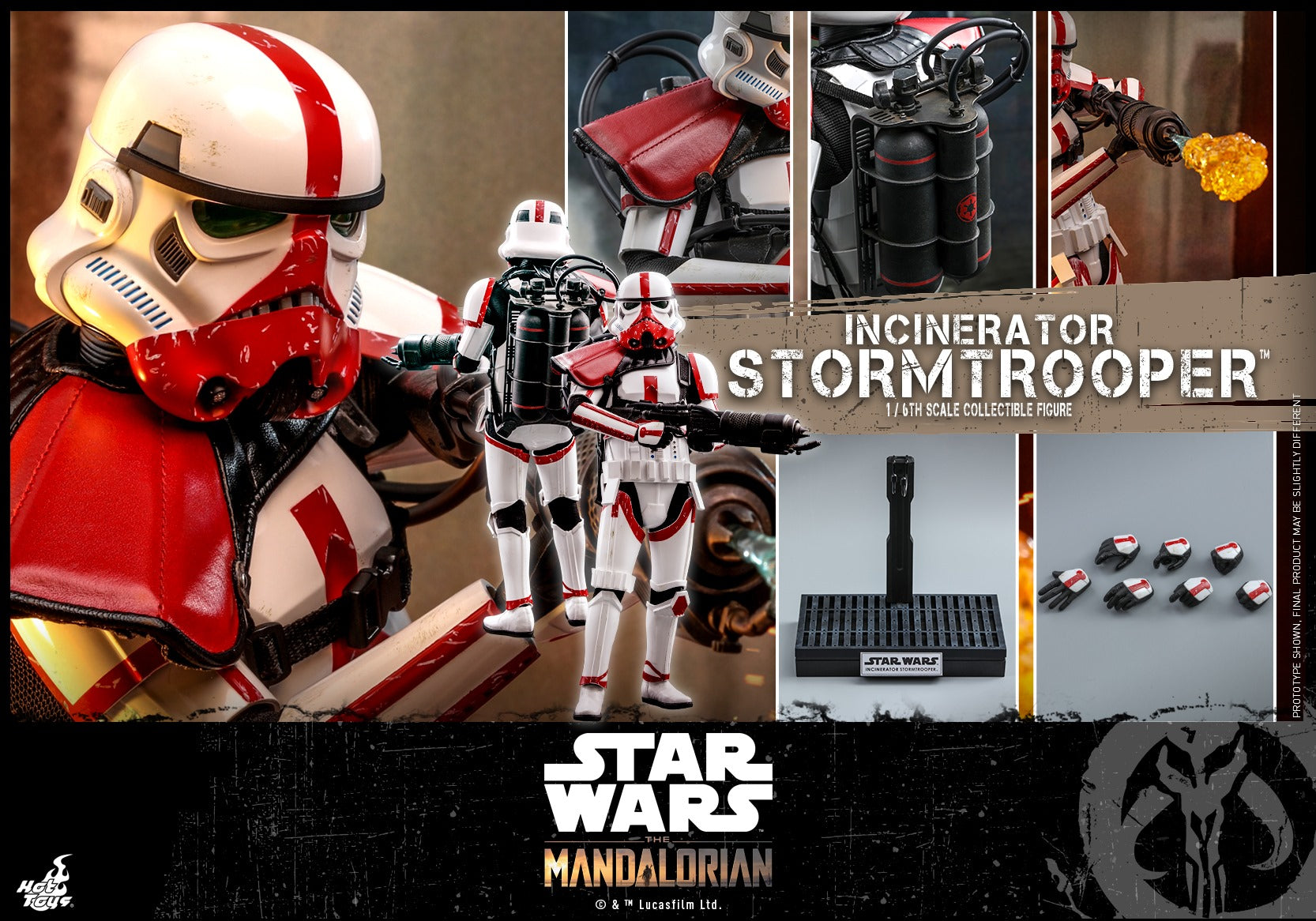 Hot Toys - TMS012 - Star Wars: The Mandalorian - Incinerator Stormtrooper - Marvelous Toys