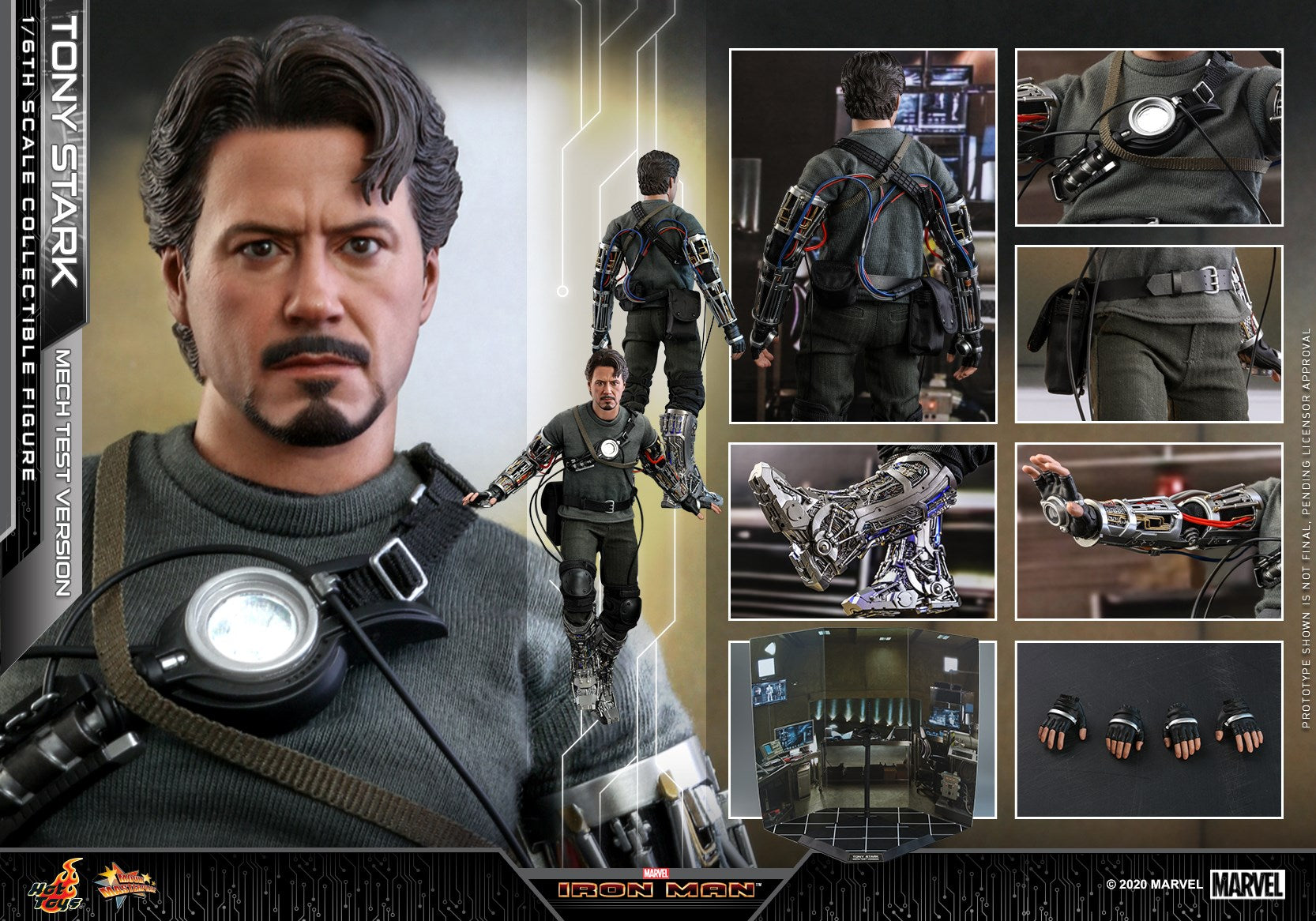 Hot Toys - MMS581 - Iron Man - Tony Stark (Mech Test Ver.)