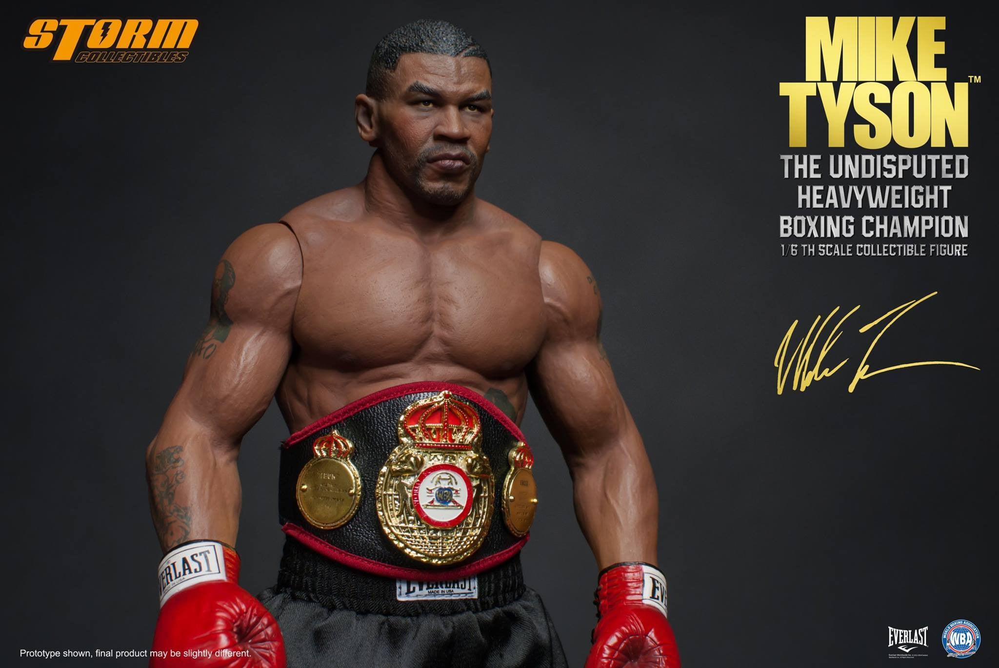 Storm Collectibles - 1:6 Scale Collectible Figure - Mike Tyson &quot;The Undisputed Heavyweight Boxing Champion&quot; - Marvelous Toys