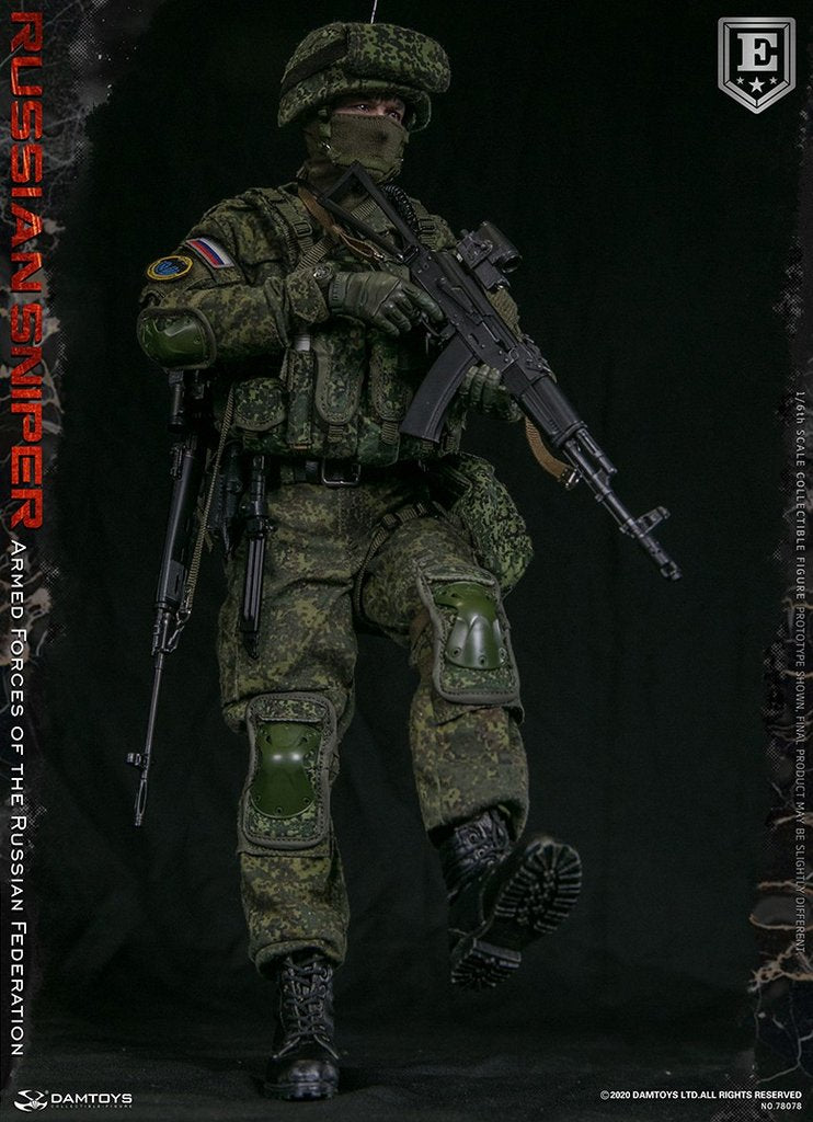 DamToys - Elite Series 78078 - Armed Forces of the Russian Federation - Sniper - Marvelous Toys