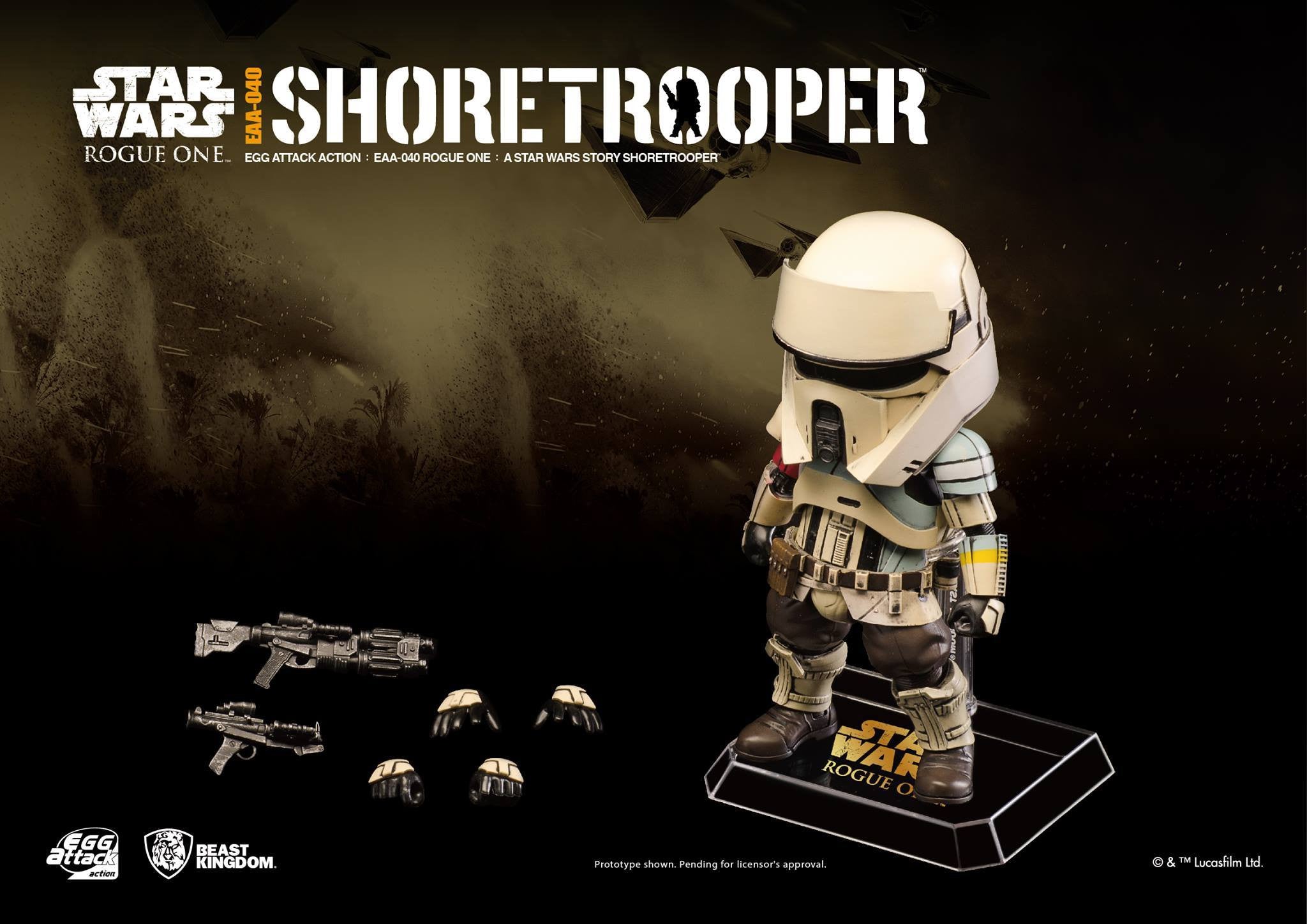 Egg Attack Action EAA-040 - Rogue One: A Star Wars Story - Shoretrooper - Marvelous Toys