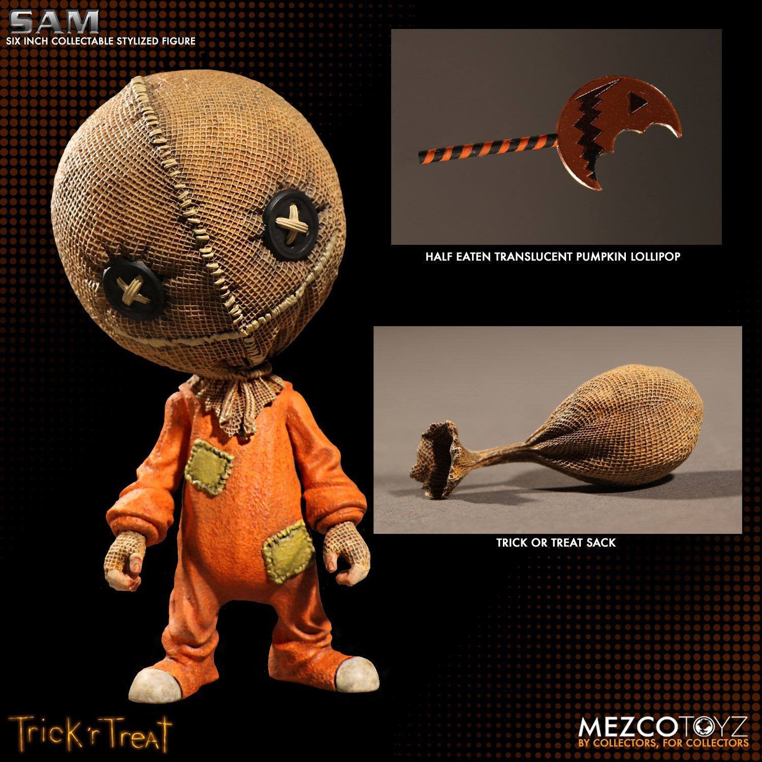 Mezco - 6" Vinyl Figure - Trick 'r Treat - Stylized Sam - Marvelous Toys - 5