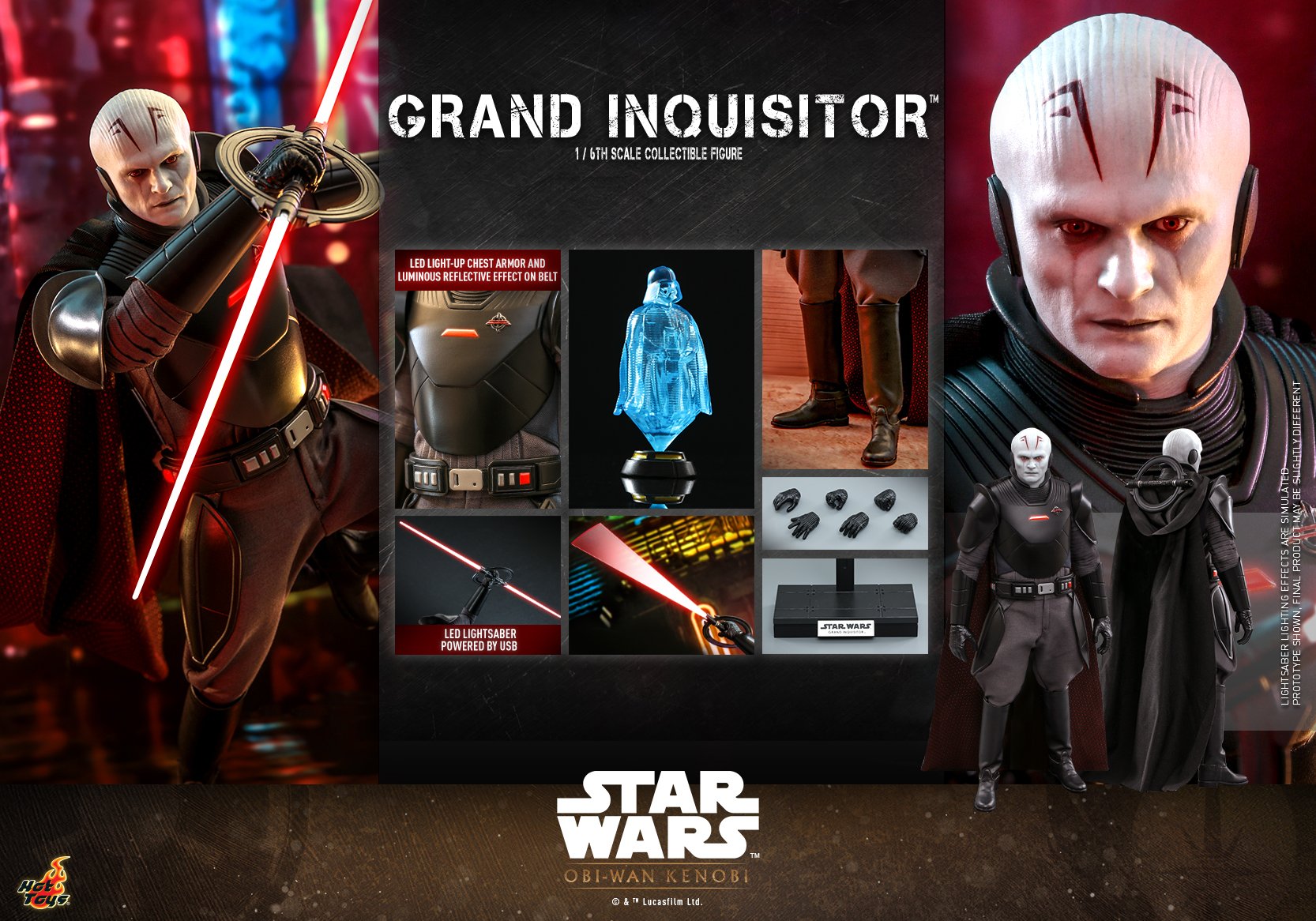 Hot Toys - TMS082 - Star Wars: Obi-Wan Kenobi - Grand Inquisitor - Marvelous Toys