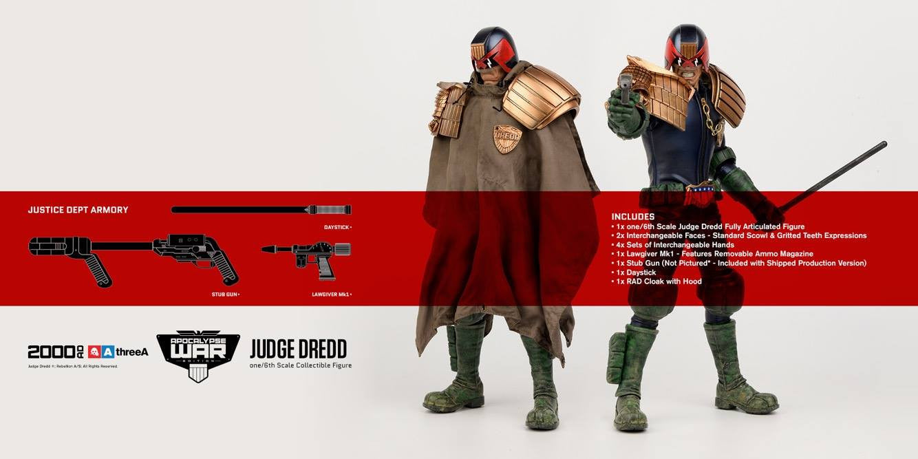 ThreeA - 2000AD - 1/6 Apocalypse War Judge Dredd