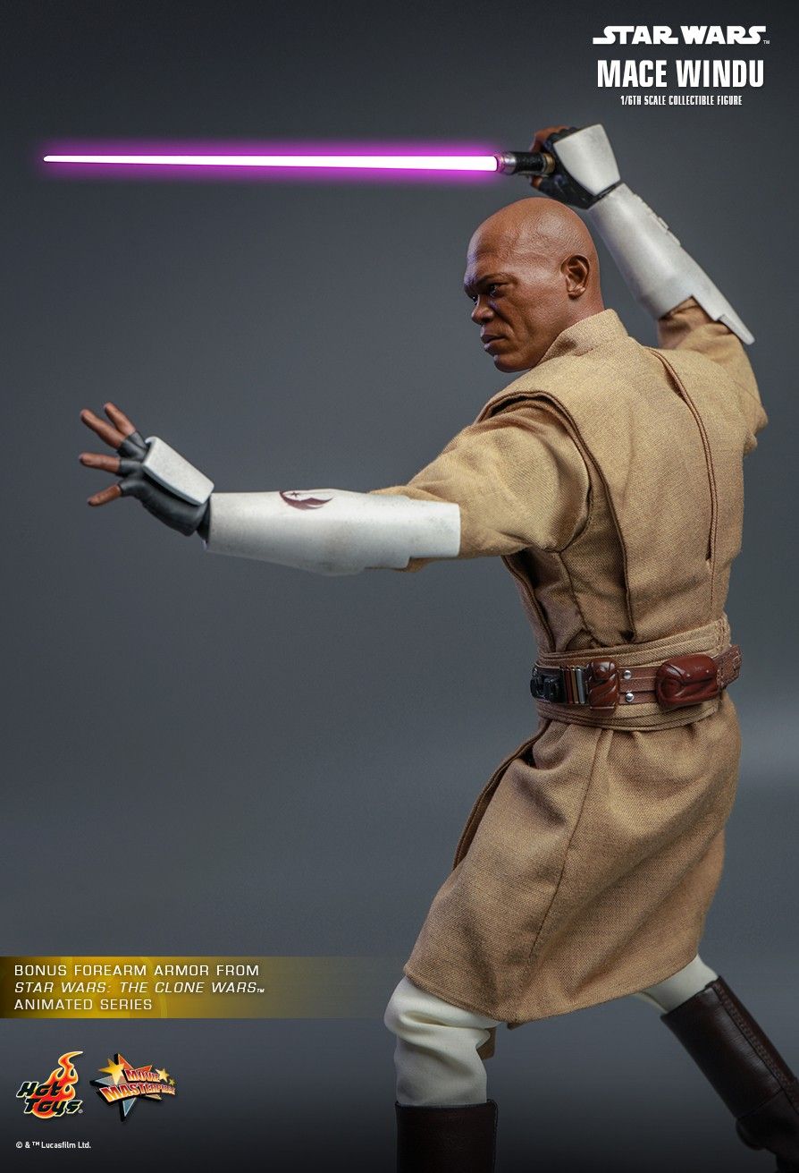 Hot Toys - MMS681 - Star Wars: Attack of the Clones - Mace Windu - Marvelous Toys