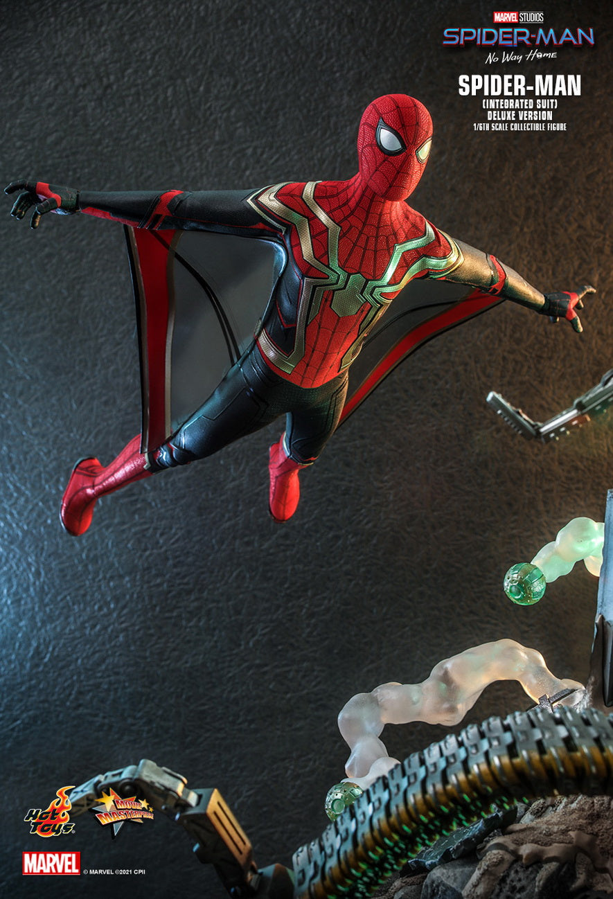 Hot Toys - MMS624 - Spider-Man: No Way Home - Spider-Man (Integrated Suit) (Deluxe Ver.) - Marvelous Toys