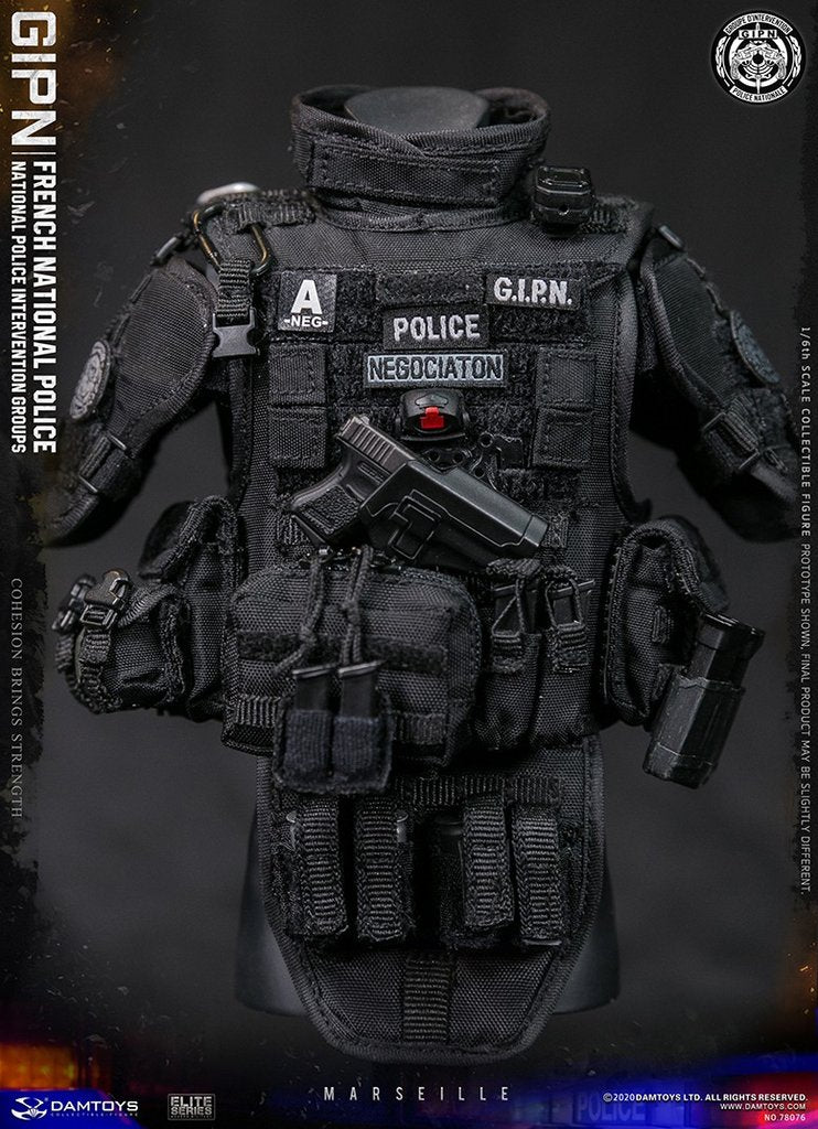 Damtoys - Elite Series - French National Police Intervention Groups GIPN (Marseille) - Marvelous Toys