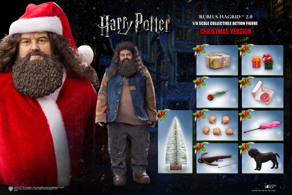 Star Ace Toys - Harry Potter and the Sorcerer&#39;s Stone - Rubeus Hagrid 2.0 (Christmas Ver.) (1/6 Scale) - Marvelous Toys