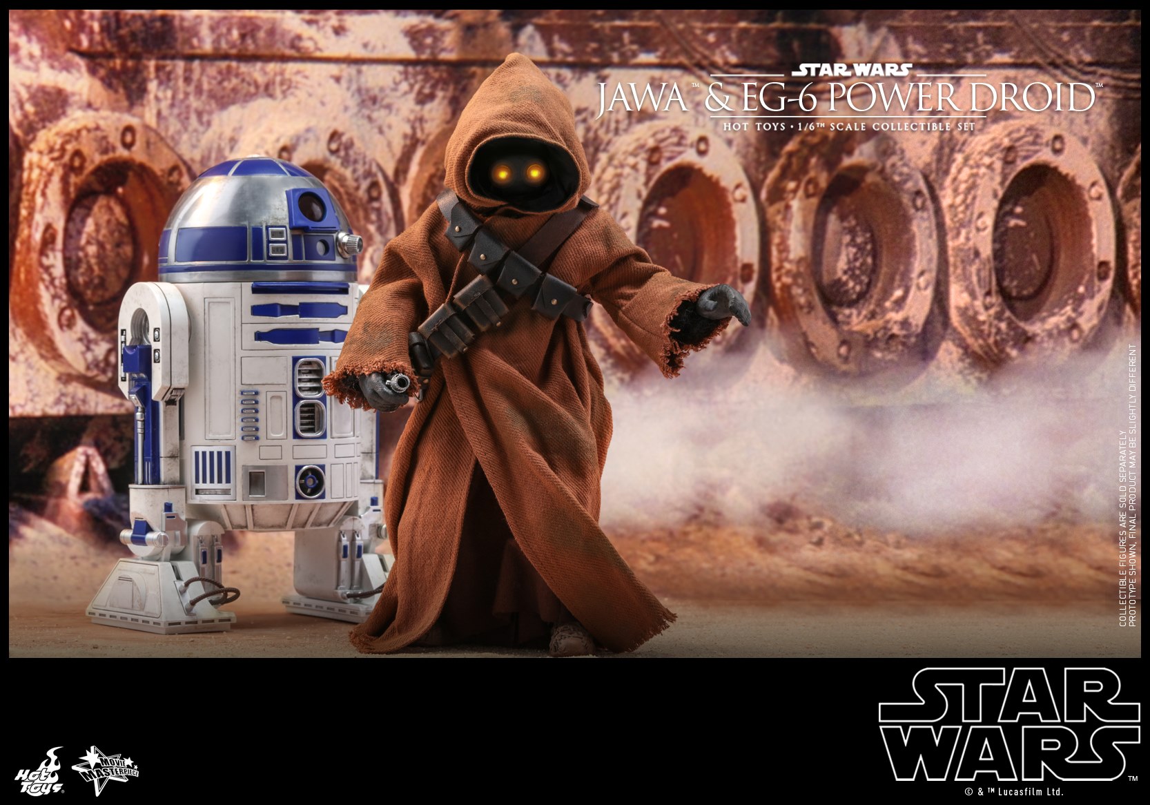 Hot Toys - MMS554 - Star Wars: A New Hope - Jawa &amp; EG-6 Power Droid - Marvelous Toys