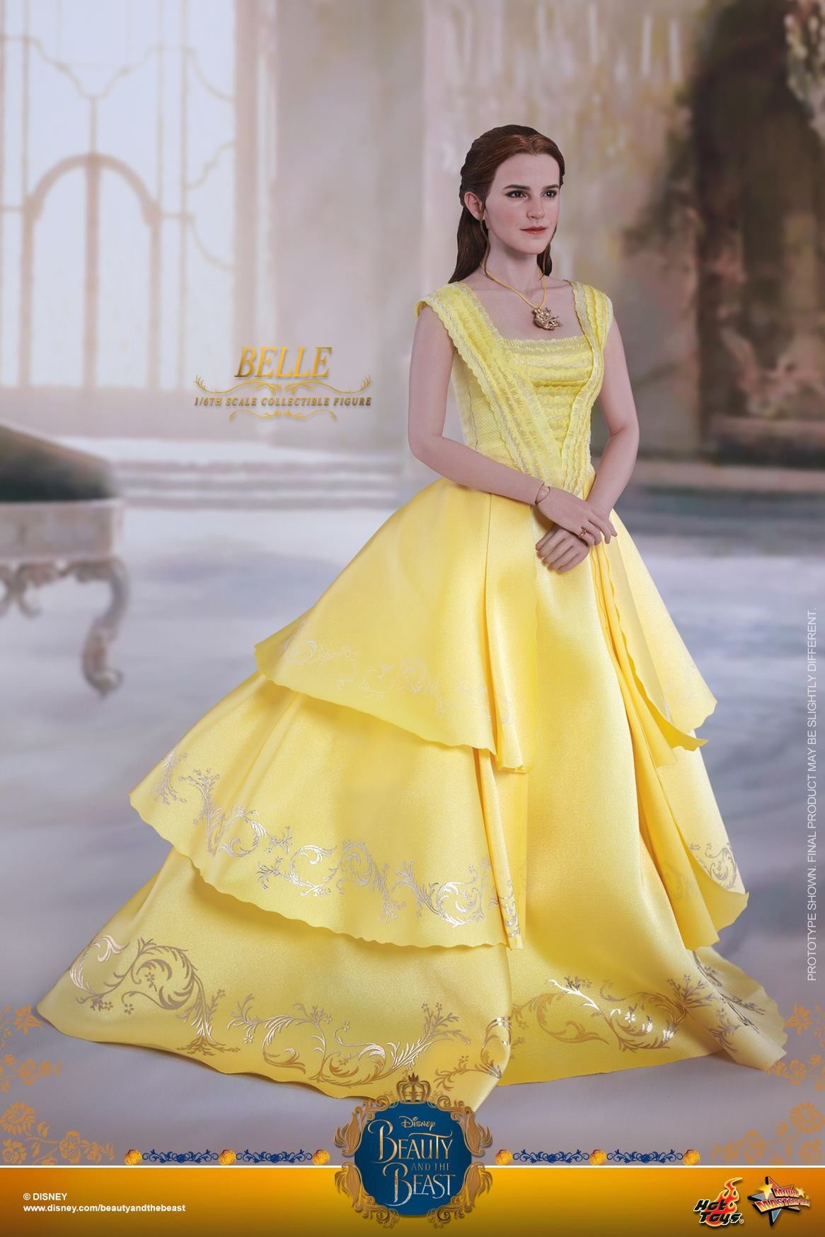 Hot Toys - MMS422 - Beauty and the Beast - Belle (with Lumière, Cogsworth, Mrs. Potts, Chip, and Plumette) - Marvelous Toys