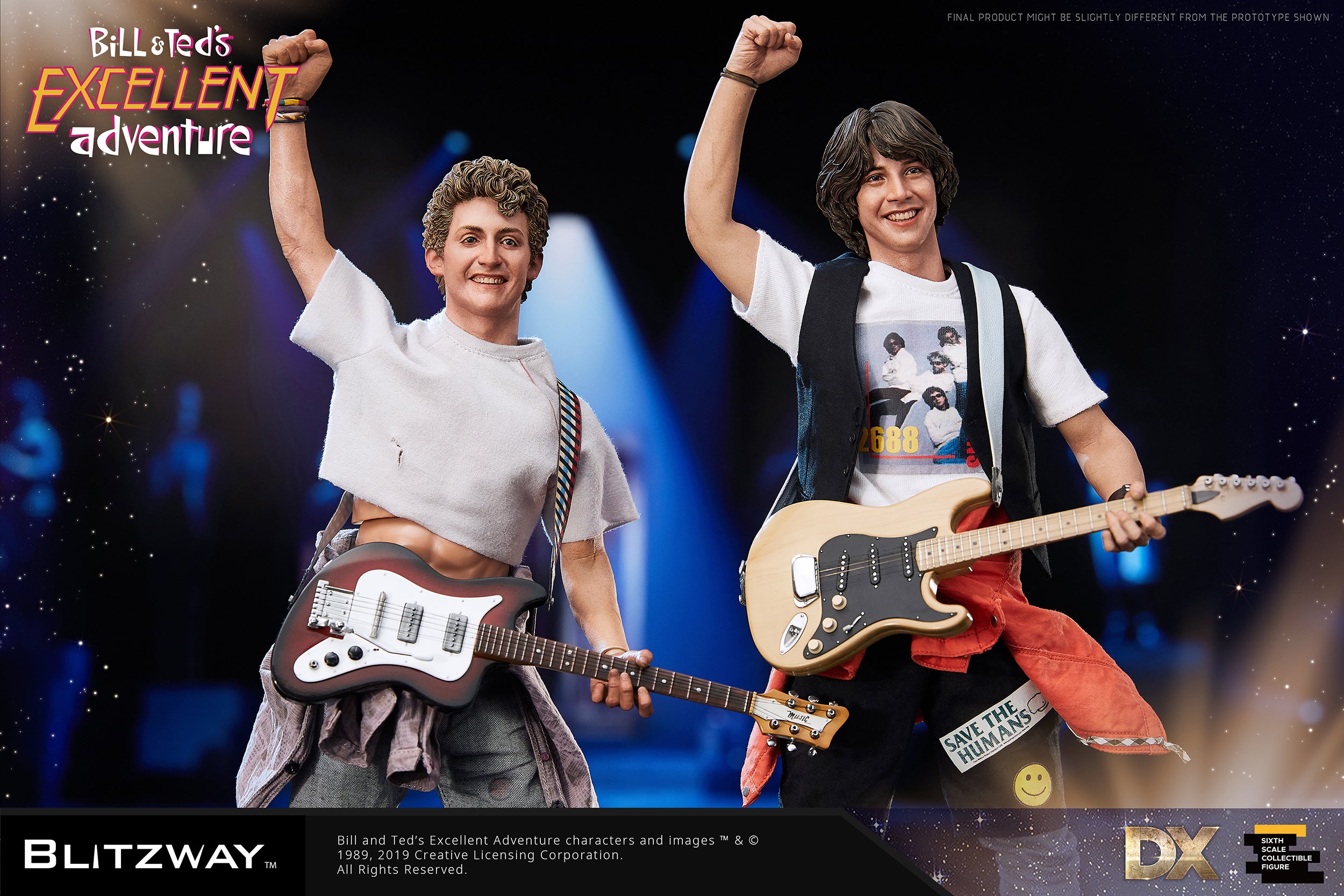 Blitzway - Bill &amp; Ted&#39;s Excellent Adventure - Wyld Stallyns Pack - Bill S. Preston Esq. and Ted &quot;Theodore&quot; Logan (1/6 Scale) - Marvelous Toys