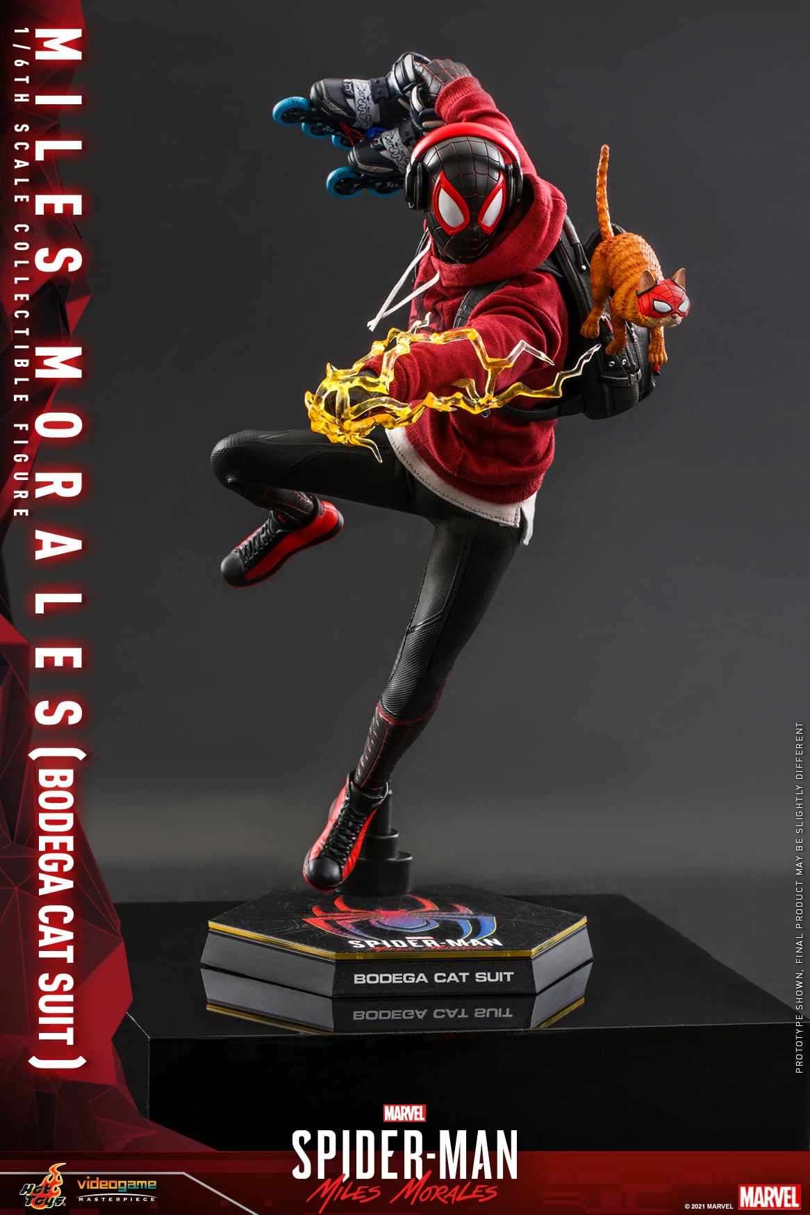 Hot Toys - VGM50 - Marvel&#39;s Spider-Man: Miles Morales - Miles Morales (Bodega Cat Suit) - Marvelous Toys