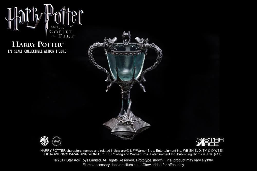 Star Ace Toys - SA8001A - Harry Potter and the Goblet of Fire - Harry Potter with Light Up Wand (Triwizard Tournament Battle Version) - Marvelous Toys