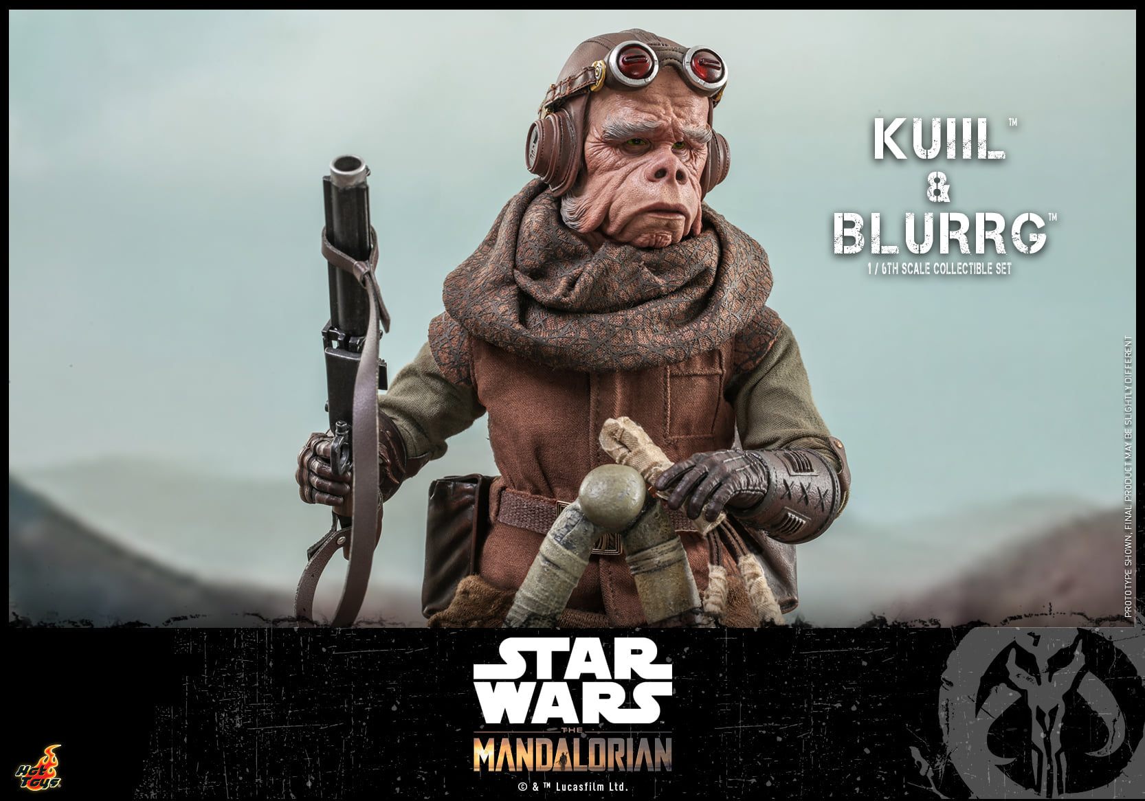 Hot Toys - TMS049 - Star Wars: The Mandalorian - Kuiil & Blurrg