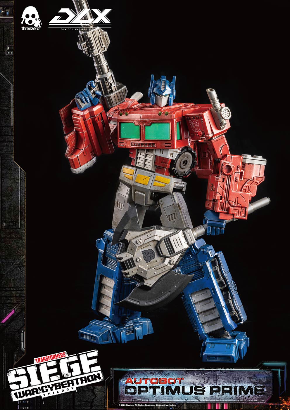 ThreeZero x Hasbro - Transformers: War for Cybertron Trilogy - Optimus Prime (DLX Scale) - Marvelous Toys