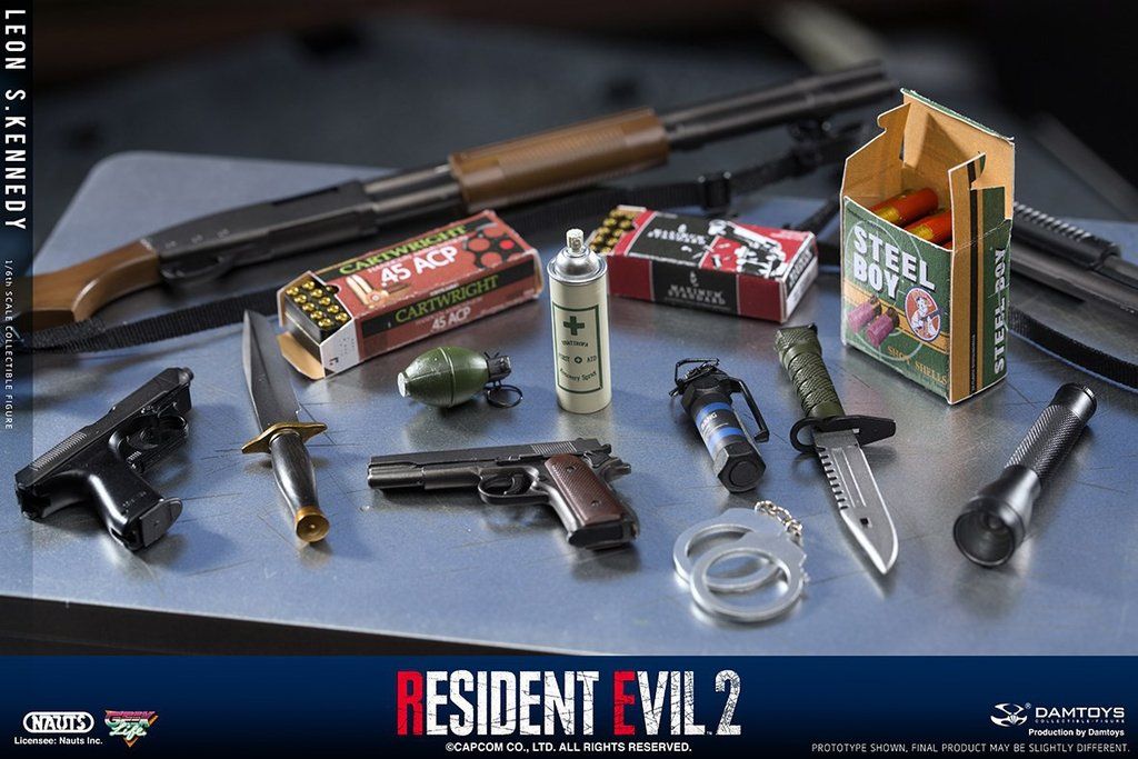 Damtoys x NAUTS - Resident Evil 2 - Leon S. Kennedy (Reissue) - Marvelous Toys