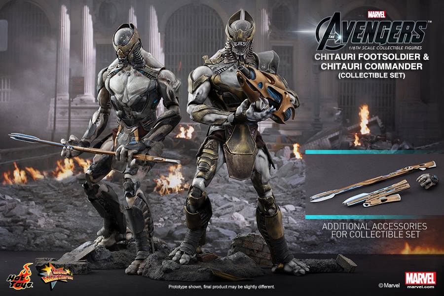 Hot Toys - MMS228 - The Avengers - Chitauri Commander and Footsoldier Set - Marvelous Toys