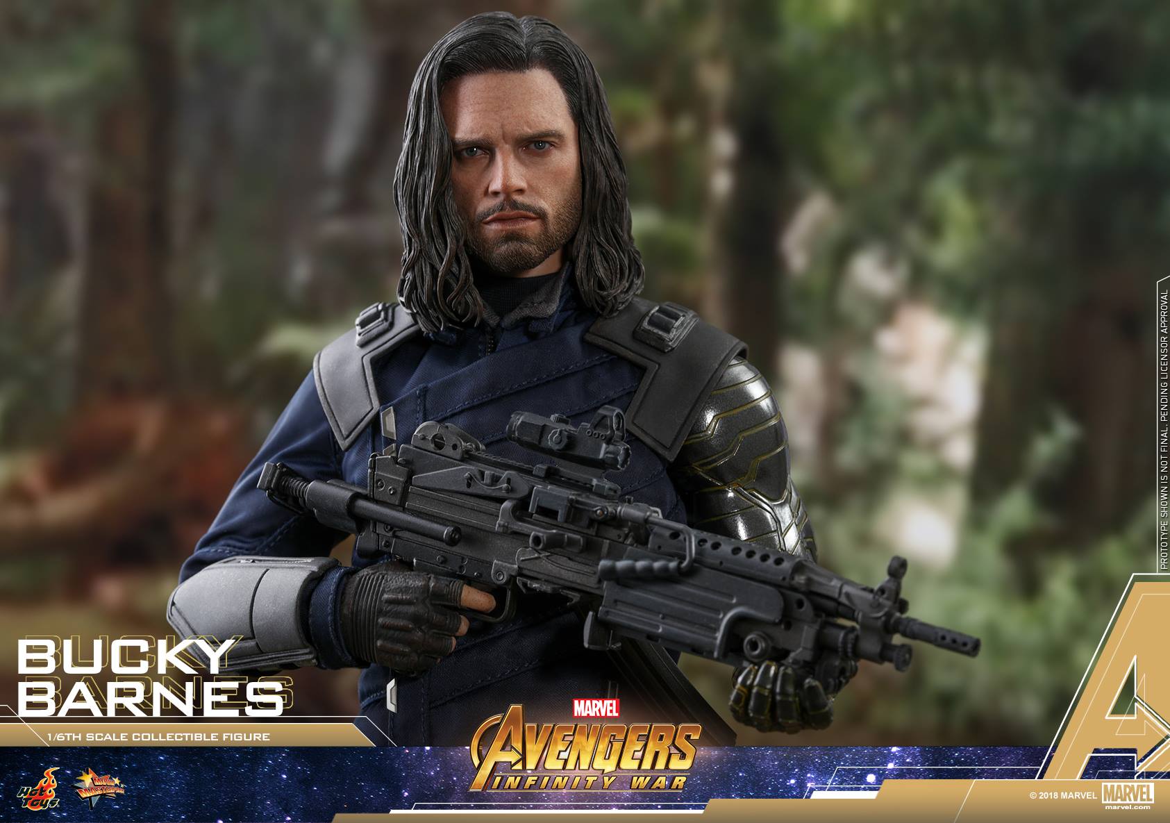Hot Toys - MMS509 - Avengers: Infinity War - Bucky Barnes (Winter Soldier) - Marvelous Toys