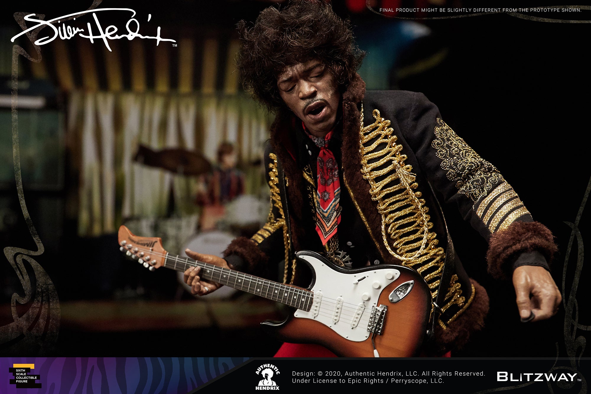 Blitzway - Premium UMS - Jimi Hendrix (1/6 Scale) - Marvelous Toys