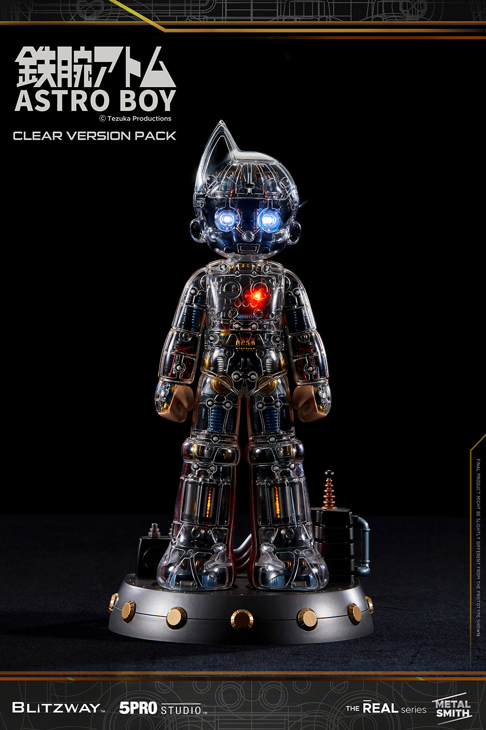 5Pro Studio - The Real Series - Astro Boy (Clear Ver.) - Marvelous Toys