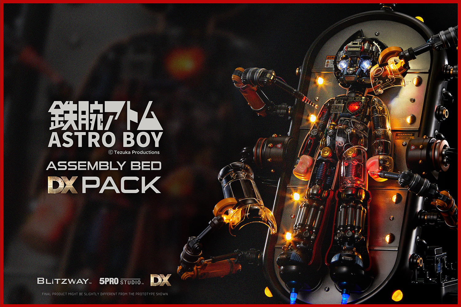 5Pro Studio - The Real Series - Astro Boy (Clear Ver. with Assembly Bed DX Pack) - Marvelous Toys